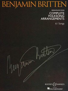 Complete Folksong Arrangements - medium/low voice