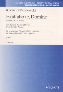 Exaltabo te Domine