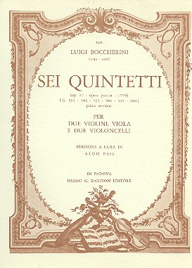 6 Quintetti op. 27 Version 1