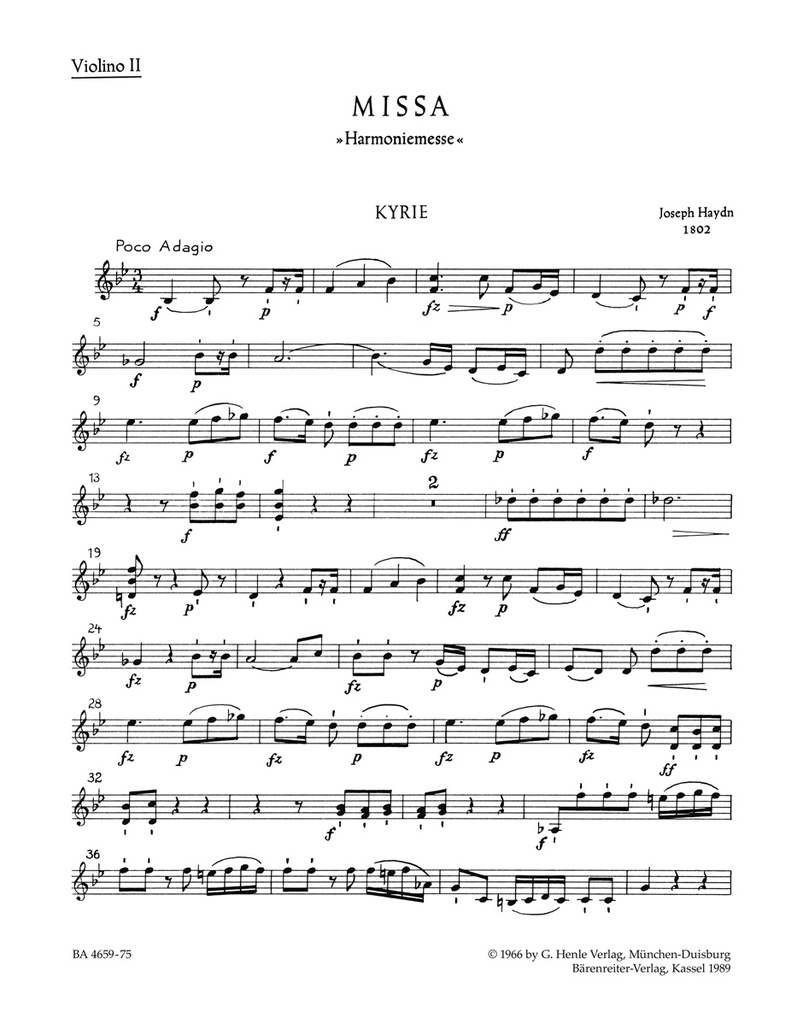 Harmoniemesse, Hob.XXII:14