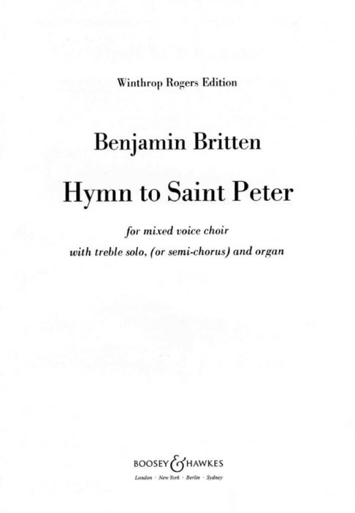 Hymn to Saint Peter, op. 56a