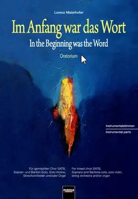 Im Anfang war das Wort / In the Beginning was the Word