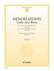 Lieder ohne Worte 19/6, op. 30/12