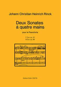 Deux Sonates a quatre mains op. 50 + op. 86