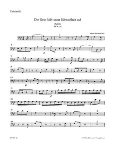 Der Geist hilft unser Schwachheit auf, BWV 226