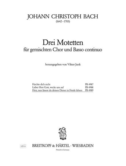Herr, nun lässest du deinen Diener in Frieden fahren