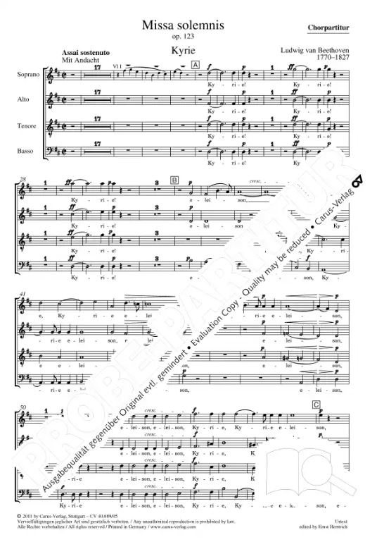 Missa solemnis, op. 123
