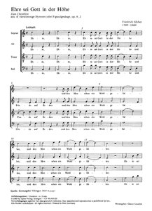 Ehre sei Gott in der Höhe, op. 9/2