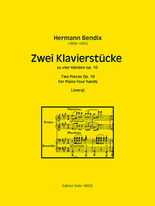 Zwei Klavierstücke op. 10