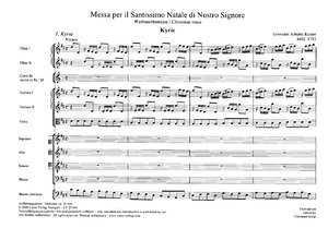 Messa per il Santissimo Natale