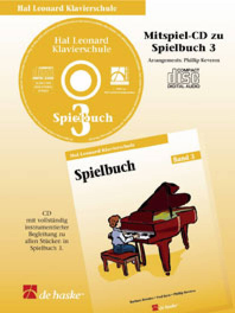 Hal Leonard Klavierschule Band 3 - Mitspiel-CD zum Spielbuch