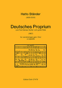 Deutsches Proprium zum Fest Mariä, Mutter vom guten Rate (1967)