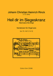 Heil dir im Siegeskranz op. 55 Band 5 Nr. 9