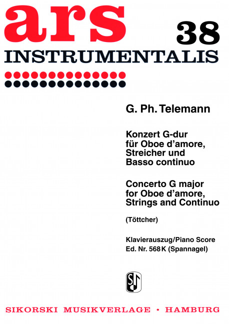Konzert G-Dur Oboe d' amore