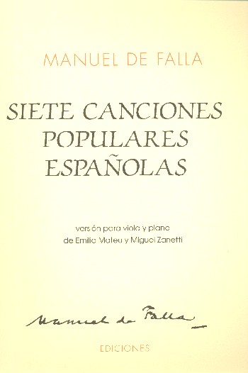 7 Canciones Populares Espanolas