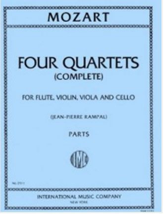 4 Quartets for Flute, Violin, Viola and Cello