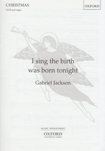 I sing the birth was born tonight