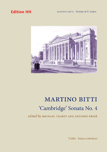Cambridge Sonata op. 3/4 G-Dur