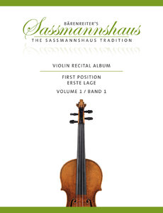Sassmannshaus Violin Recital Album Band 1
