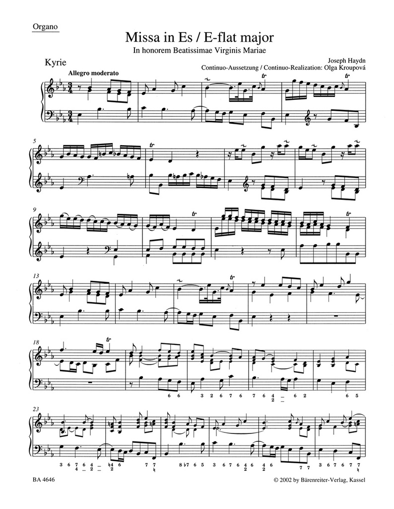 Große Orgelsolomesse, Hob. XXII:4