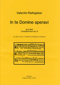 In te Domine speravi, aus op. 9