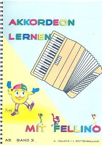 Akkordeon lernen mit Fellino Bd. 3