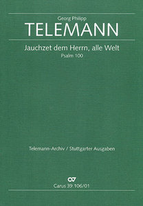 Jauchzet dem Herrn, alle Welt, TWWV 7:20