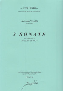 3 Sonate RV 53, RV 28, RV 34