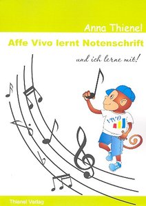 Affe Vivo lernt Notenschrift und ich lerne mit