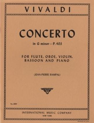 Konzert g-moll PV 403
