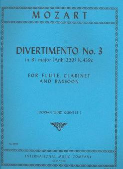 Divertimento Nr. 3 aus KV Anh. 229 (439b)