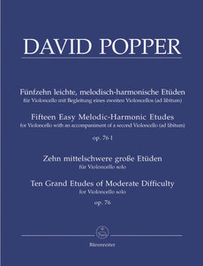 15 leichte, melodisch-harmonische Etüden; 10 mittelschwere große Etüden op. 76