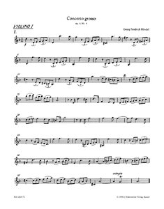 Concerto Grosso d-moll op. 3/5 HWV 316