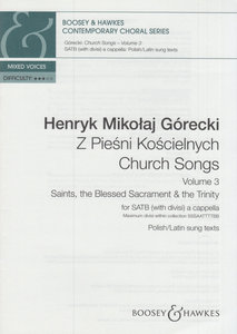 Church Songs (Z Piesni Koscielnych), Vol. 3 : Saints, the Blessed Sacrament & the Trinity