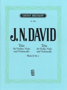 Streichtrio Nr 1 Werk 33/1