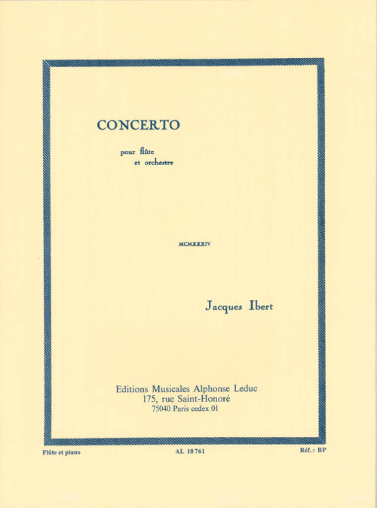 Concerto pour Flute et Orchestre