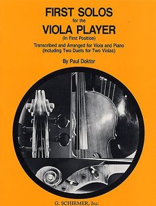 First Solos for the Viola Player