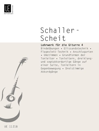 Lehrwerk für die Gitarre Band 4