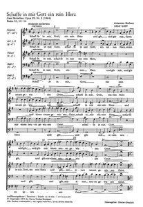 Schaffe in mir Gott ein rein Herz, op. 29/2