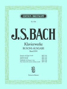 Klavierwerke BWV 905,969,844,990,989