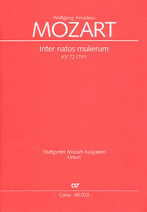 Inter natos mulierum, KV 72