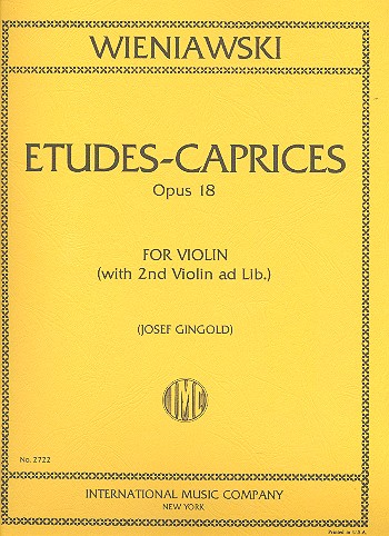 6 Etudes Caprices op. 18