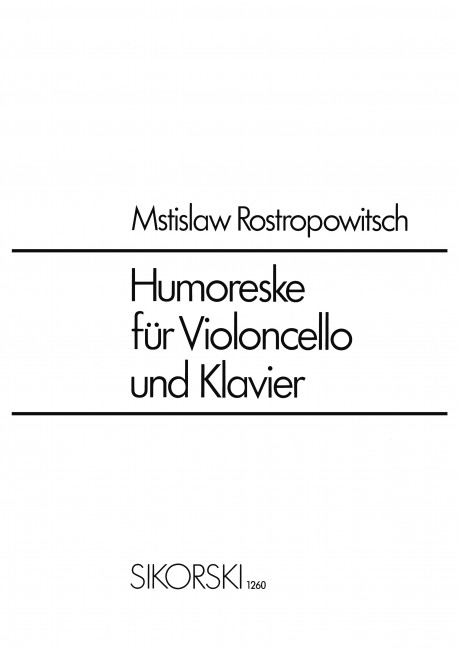 Humoreske op. 5