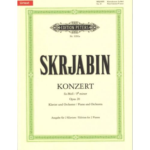 Klavierkonzert fis-moll op. 20 (1897)