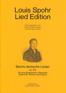 6 deutsche Lieder op. 103