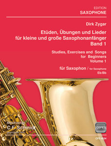 Etüden, Übungen und Lieder für kleine und große Saxophonanfänger Band 1