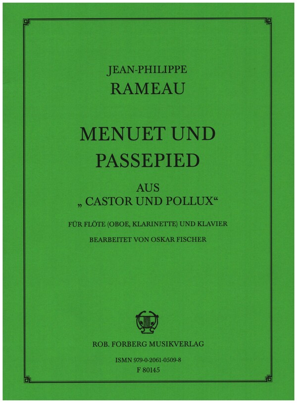 Castor und Pollux: Menuett und Passepied