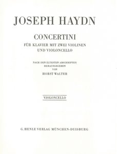 Concertini für Klavier, 2 Violinen und Violoncello