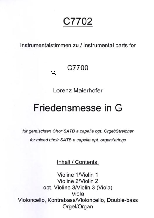 Friedensmesse in G