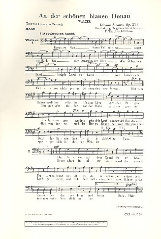 An der schönen blauen Donau op. 314